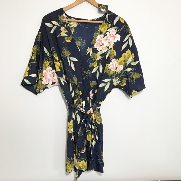 Black Floral Rompers - Picture 2 of 3